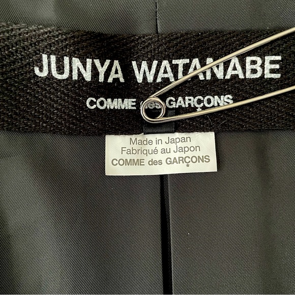 JUNYA WATANABE COMME des GARÇONS Cotton Garbadine Convertible Cape Trench, S - Picture 10 of 16